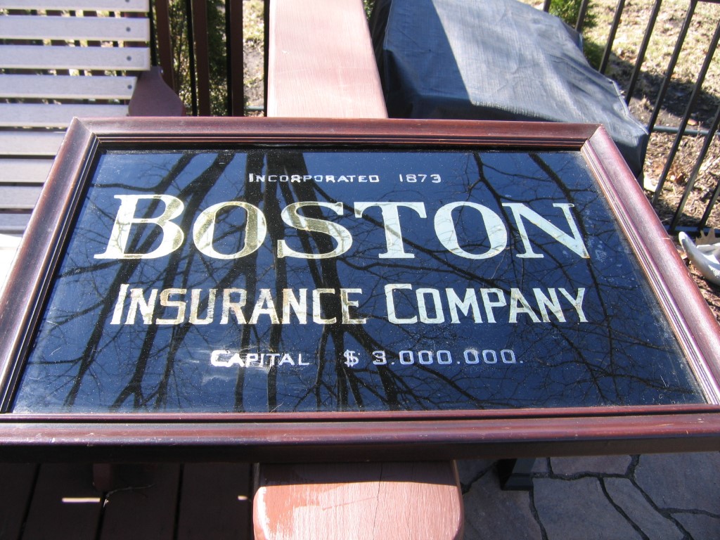 Boston Insurance Company. Boston, Massachusetts.