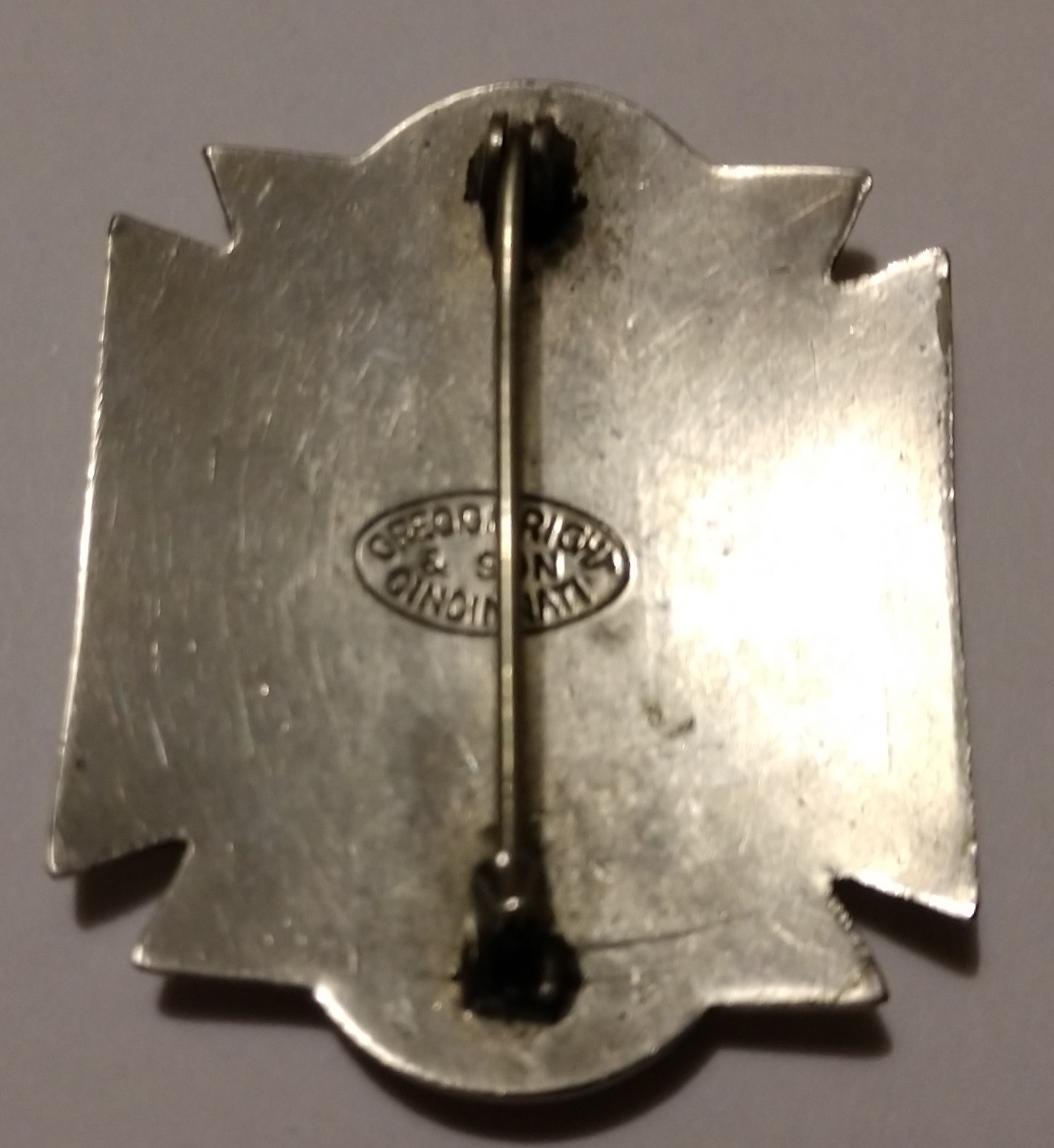 Cincinnati Fire Department Badge. Cincinnati, Ohio