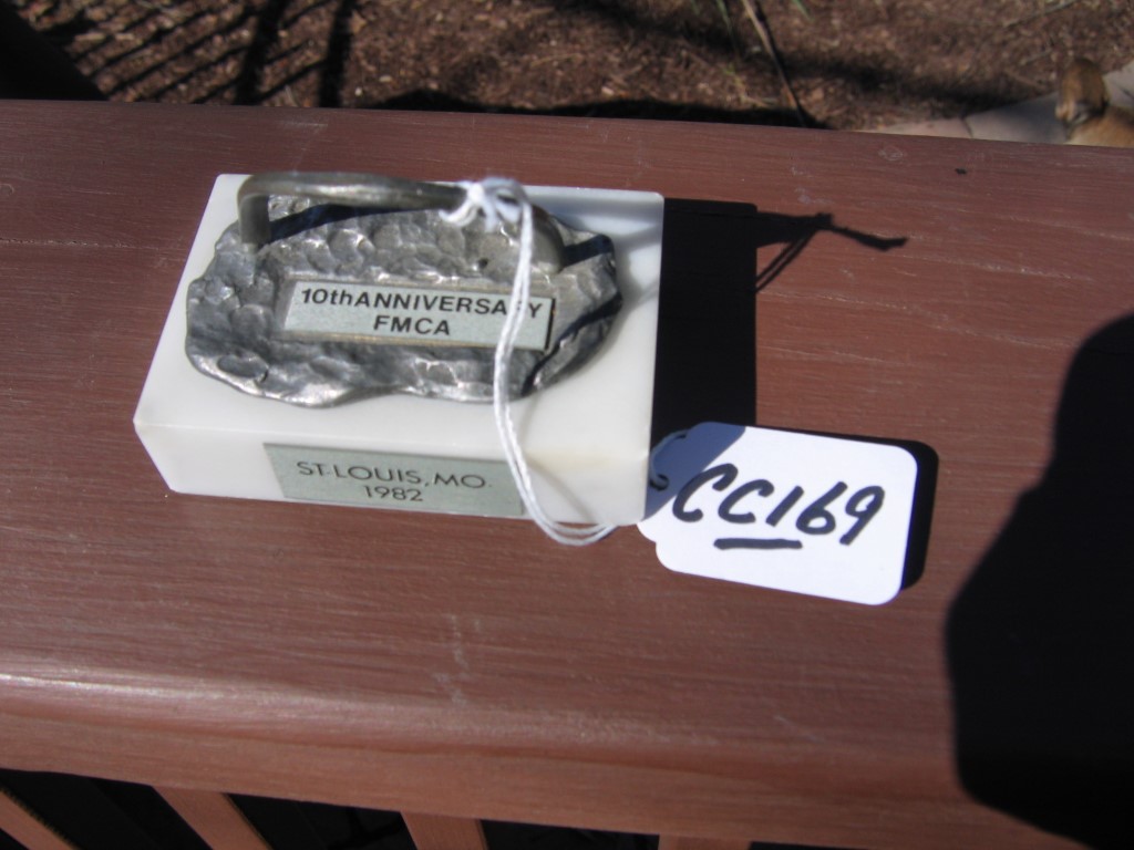 10th Anniversary FMCA - St. Louis, MO 1982 given t