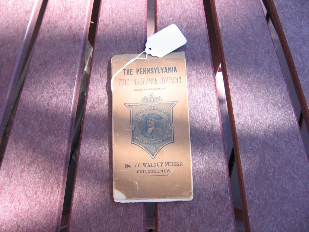 Advertising Pad of Paper for The Pennsylvania Fire