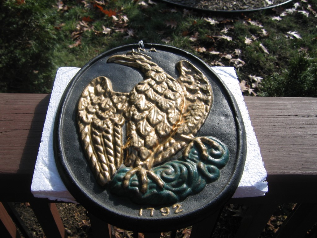 Eagle Hose No. 2. Reproduction Fire Mark of INA C