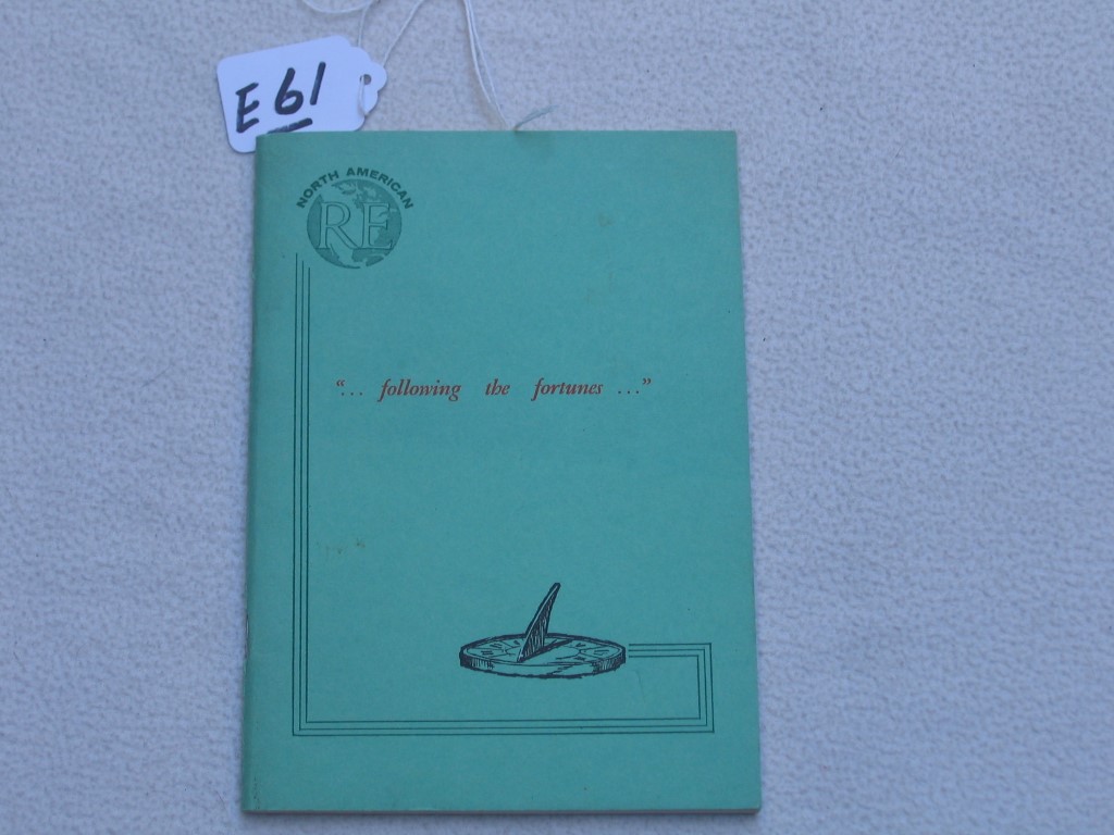 North American Reinsurance Booklet. "following th