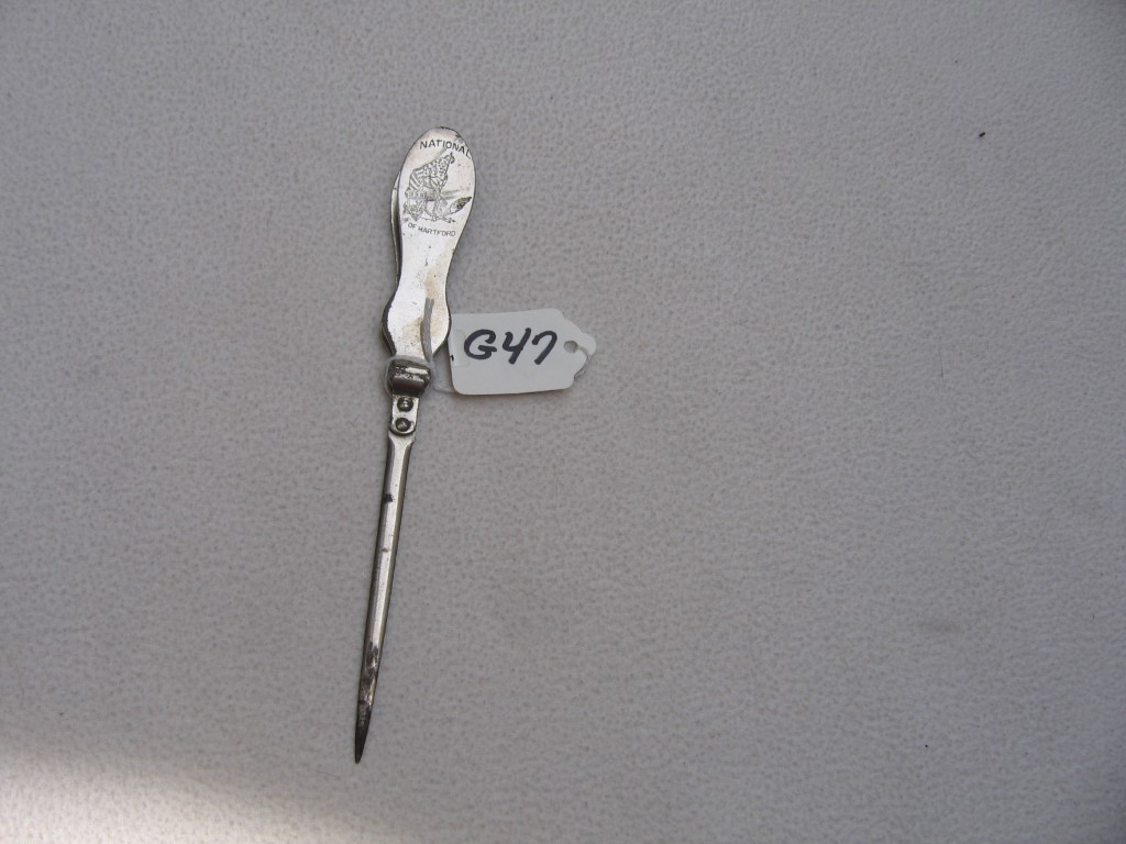 Old Metal Letter Opener. National Fire Insurance