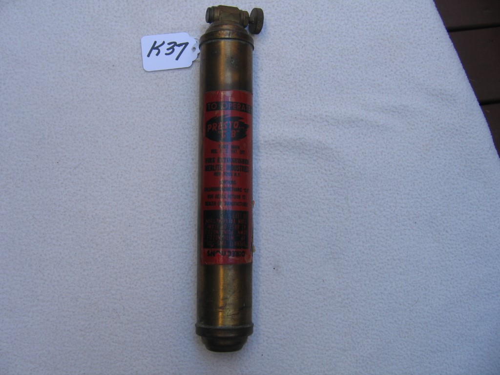 Presto C B Fire Extinguisher. Merlite Industries.