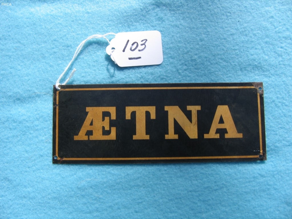 Aetna Ins. Fire Mark