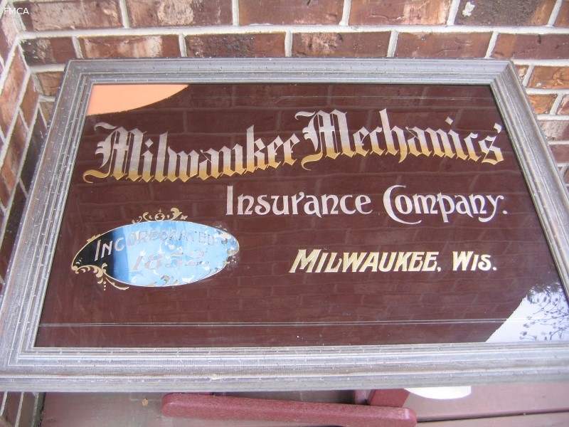 Milwaukee Mechanic's Ins. Sign
