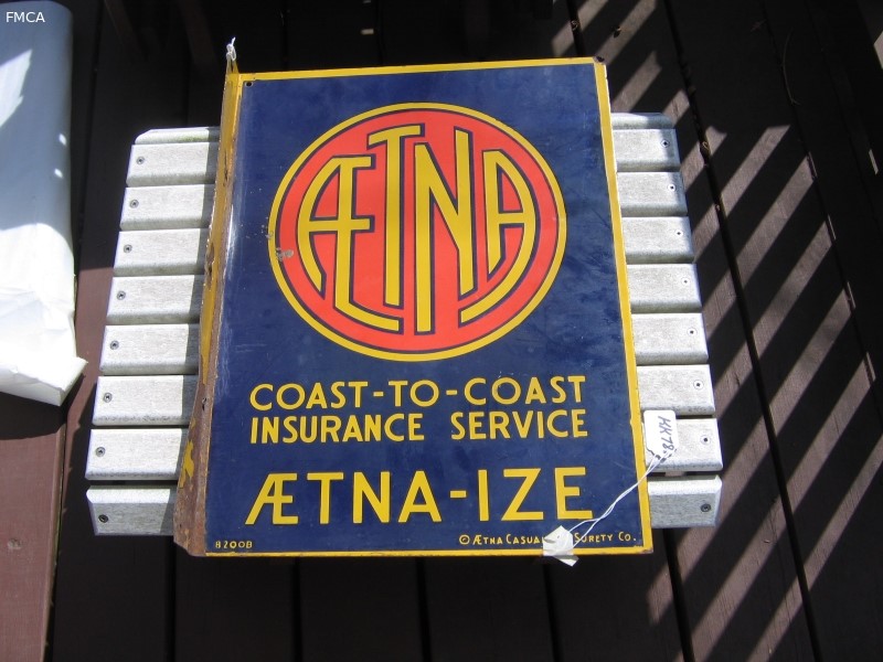 Aetna Double Sided Sign