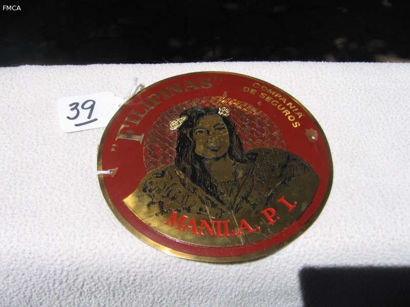 Filipinas Fire Mark.  Philippines