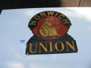 #184 Norwich Union Fire Mark. Bulau 719. Norwich Union Fire Insurance Society.