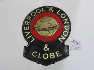 #191 Liverpool & London & Globe Fire Mark. Bulau Number B947