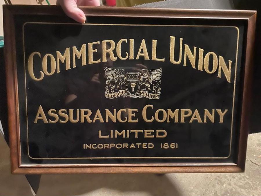 #212 Commercial Union Assurance Company, Limited. London, England. In U.S. from 1871-1963. Sign#85.4.