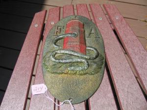 #214 Fire Association of Philadelphia. FM. Cast Iron. Oval.