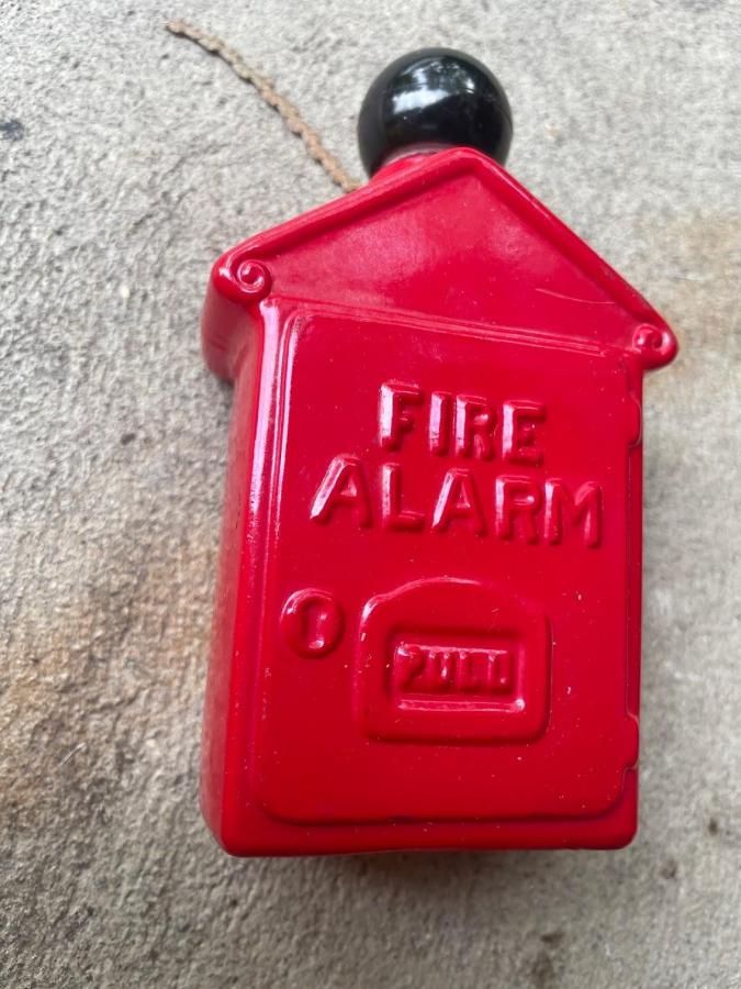 #134 Avon Fire Alarm Box.  Avon Spicy After Shave.
