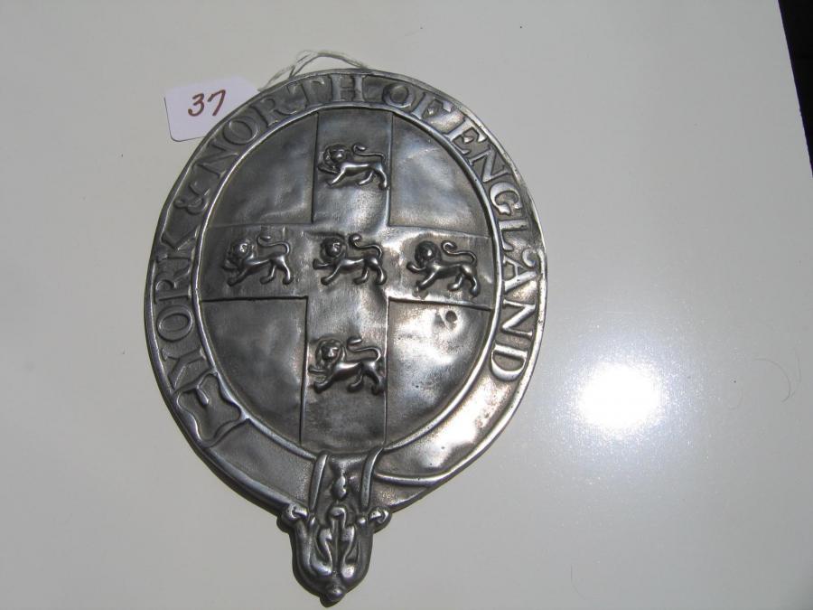 #037 York and North of England. York, England. Reproduction Fire Mark.