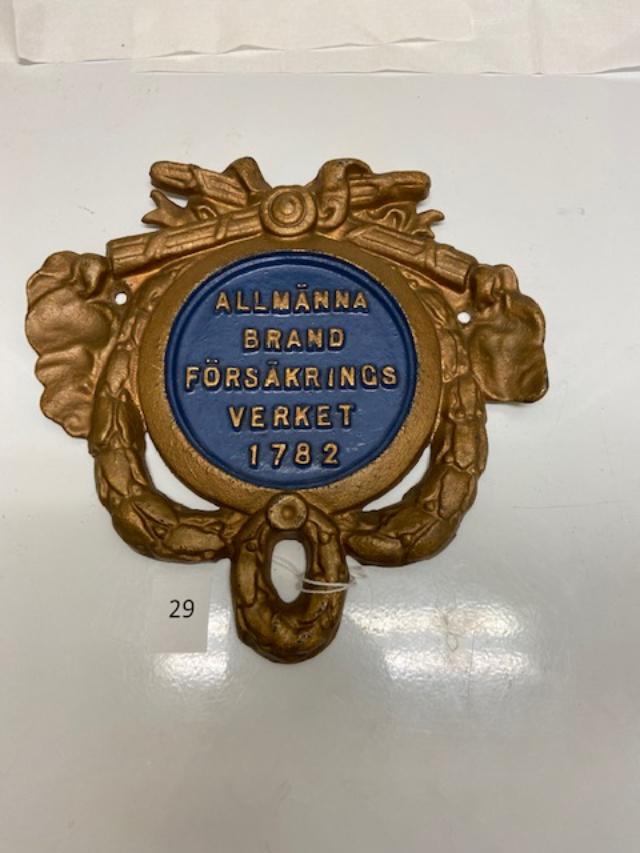 129 Firemark, Foreign Allmanna Brand Forsakrings Verket (Sweden), Var to SWE-EA-1