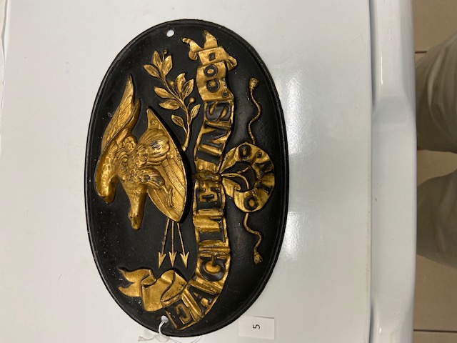 105 Firemark, U.S. Eagle Insurance, BU195. Cincinnati. 1855