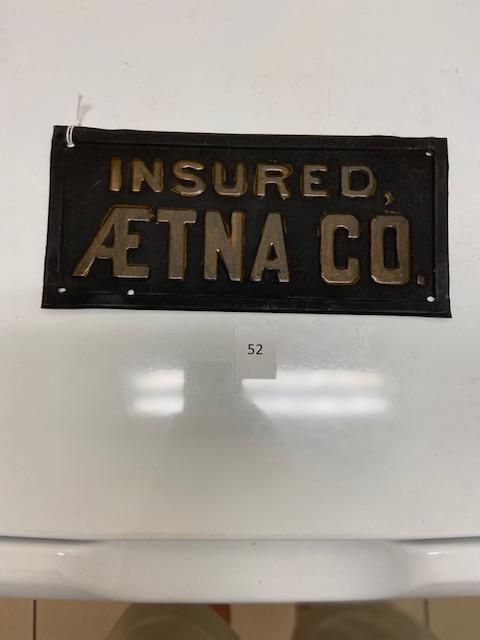 152 Firemark, U.S. Aetna - Hartford, BU97. 1835. Repainted.