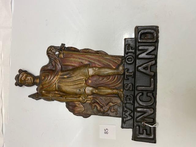 185 Firemark, Foreign West of England, BU771. Pre 1894. Copper