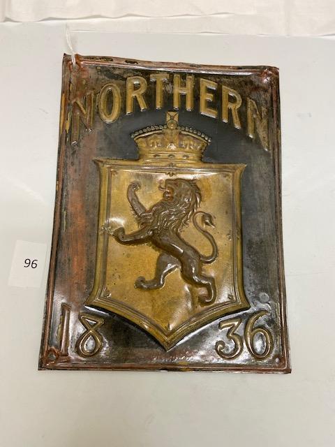 196 Firemark, Foreign Northern Assurance (London), BU876. Copper.