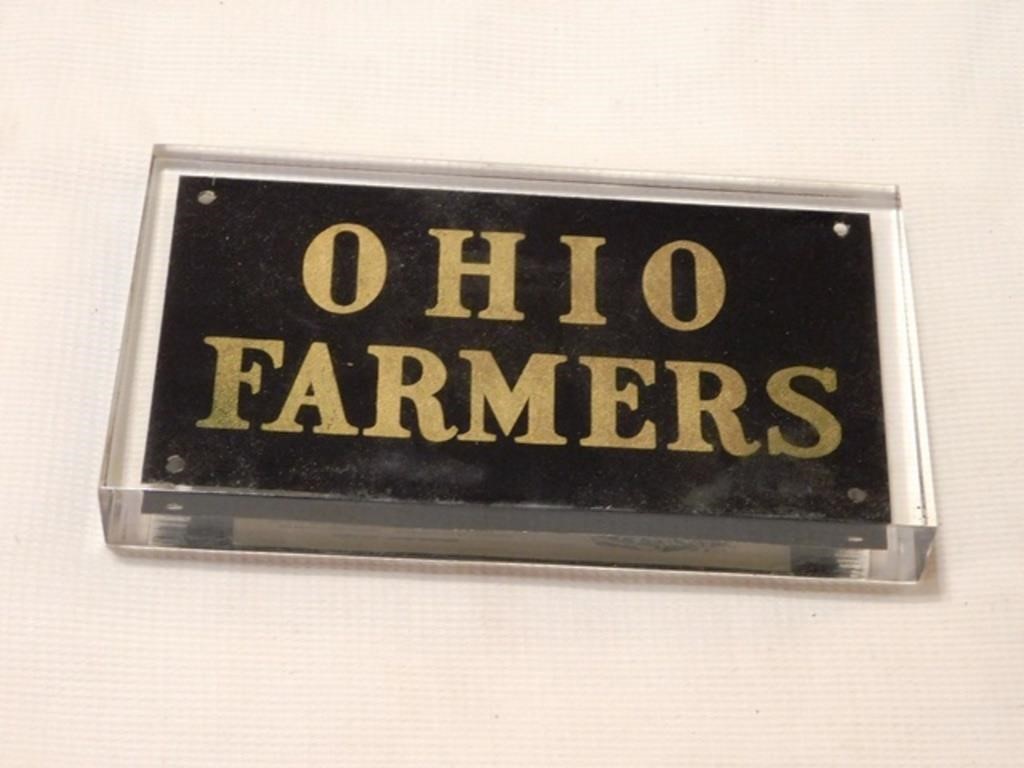 Paperweight, Ohio Farmers