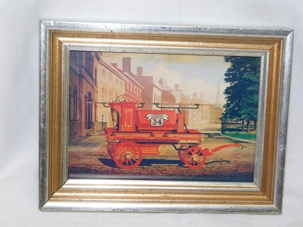 Framed card of Howard 34