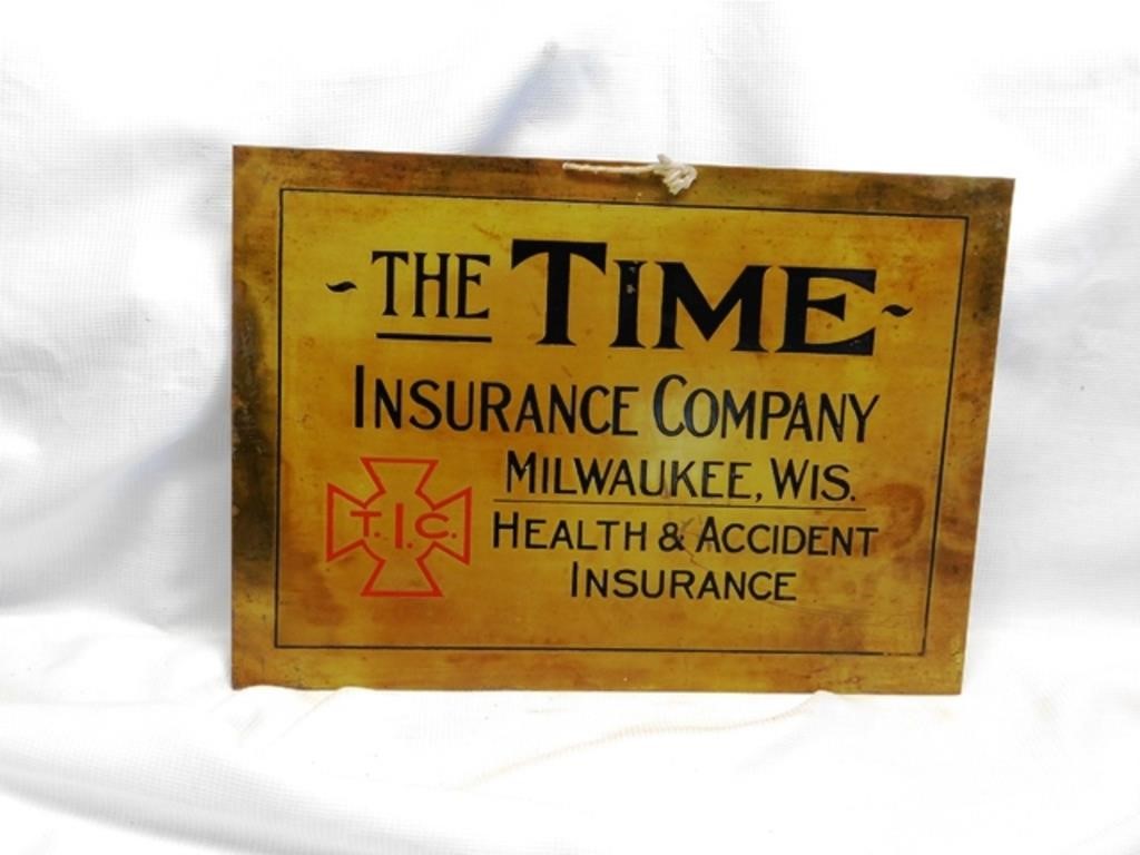 Sign, Time Insurance