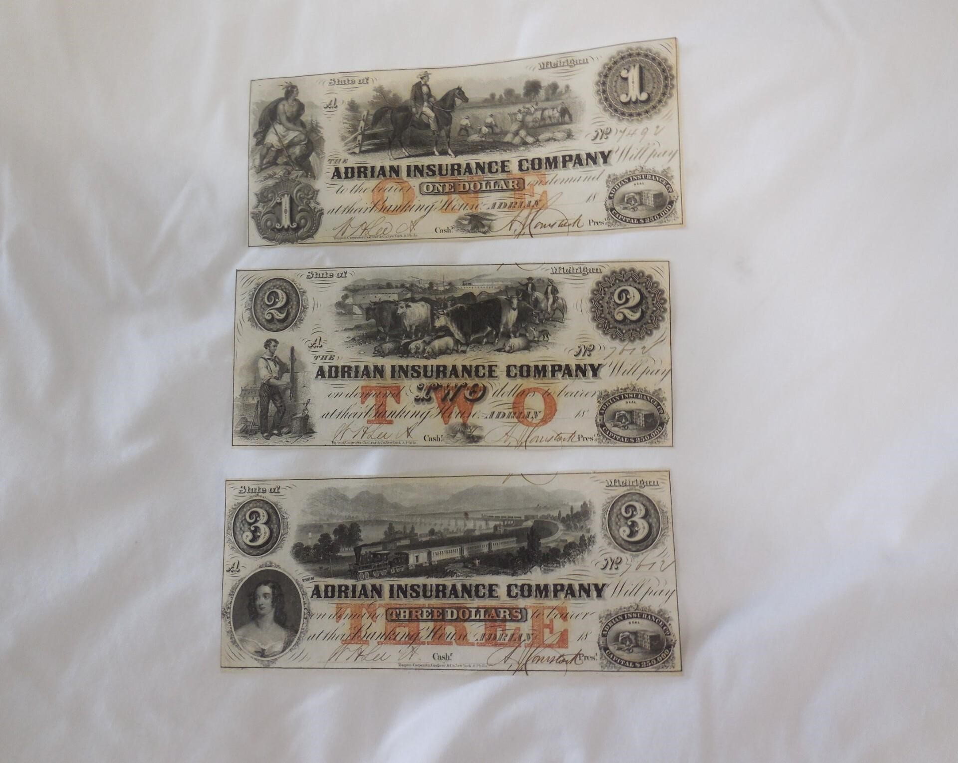 Adrian Insurance Currency