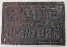 Home Insurance company, NY, tin, B232, issued 1863-1867