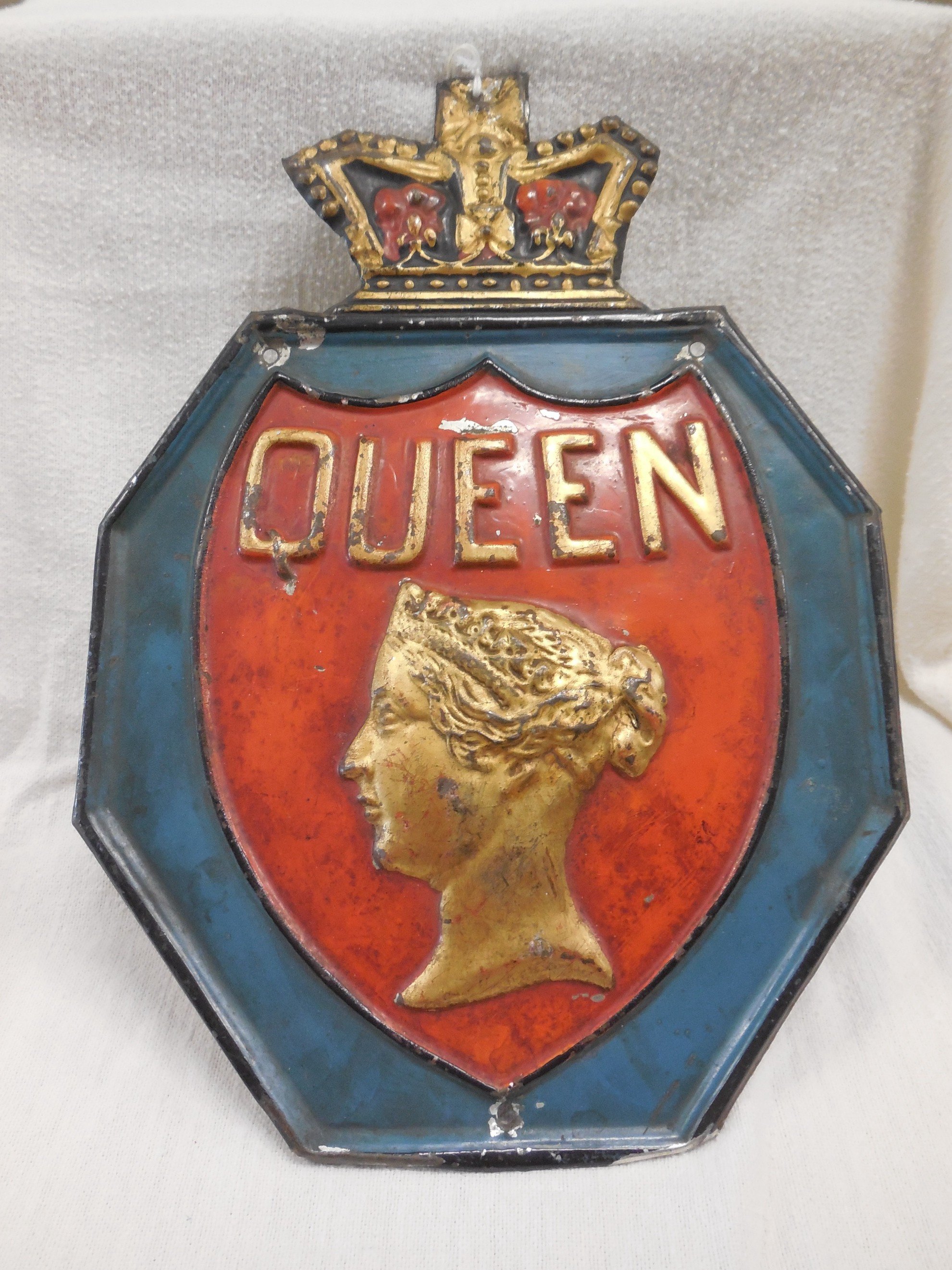 Queen Insurance Company, Liverpol, B911, W99C, tin, repainted