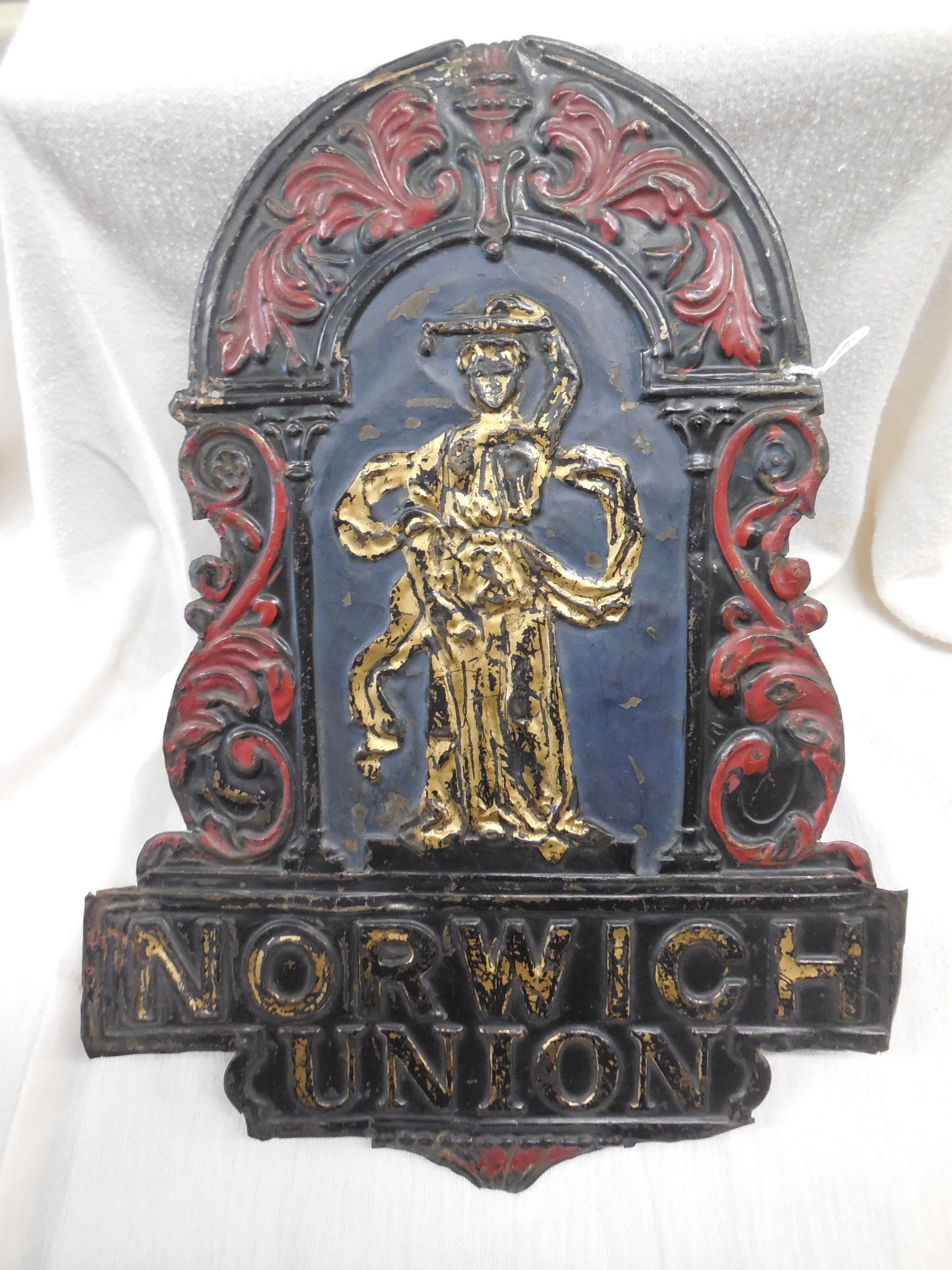 Norwich Union Fire Insurance, B714,W29L, brass,