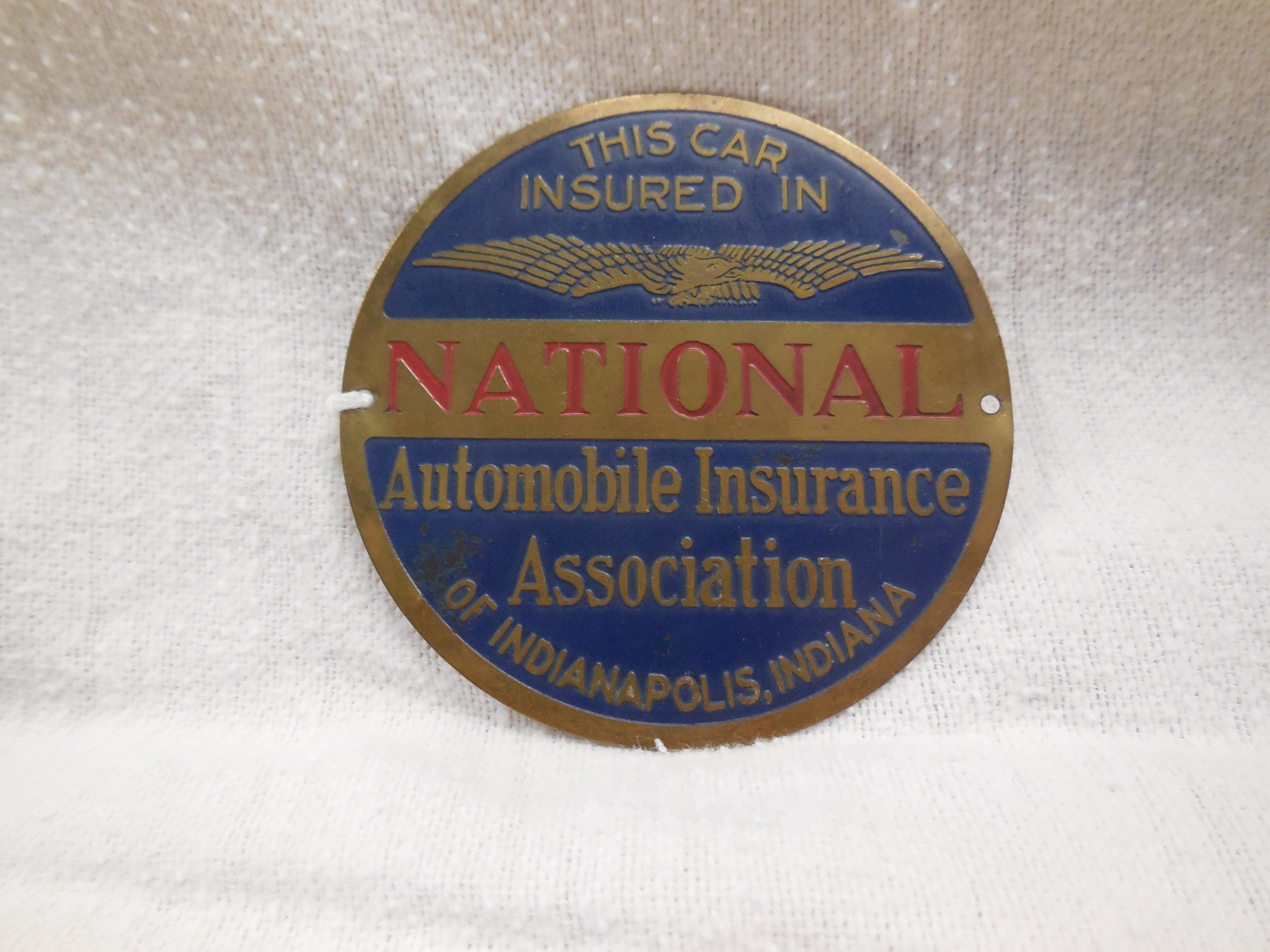 National Automobile Insurance Association, Indianapolis, auto tag