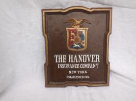 Hanover Insurance plaque