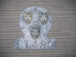 Salop Fire Office, Shrewsbury, England. Lead. 7