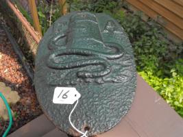 Fire Association of Philadelphia. Cast Iron. Oval