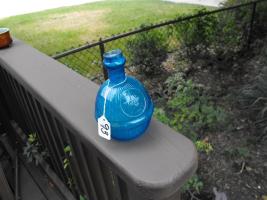 Glass Grenade. Blue. Star. Hardens Hand Grenade