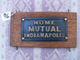 Home Mutual Indianapolis. Tin. Rectangular. Rep