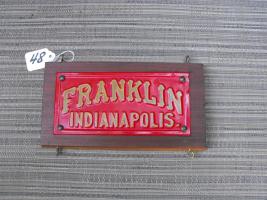 Franklin, Indianapolis. Tin. Rectangular. Repai