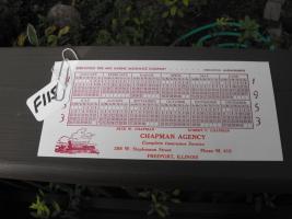 Ink Blotter. Springfield Fire and Marine Insuranc