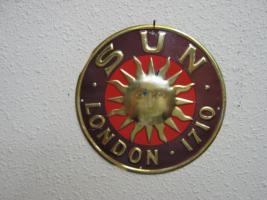 Sun Insurance Co., Tin, Very Good Condition, Circu