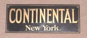 Continental Insurance Company. New York, New York