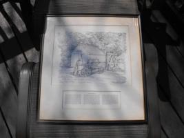 Picture. Framed print of Deluge Firehouse and Hun