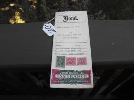 Bond. Obligor is Fred and Esther Dawson and Hacke