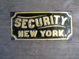 Security Insurance Company. New York, New York. R