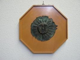 Sun Insurance Office. Copper mark mounted on hex