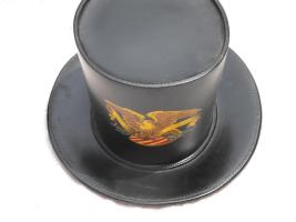 Top Hat. Eagle decal with US coat of arms on fron