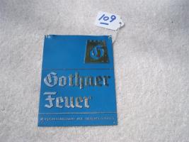 Gothaer Feuer. Gotha, Germany. Light tin. Blue