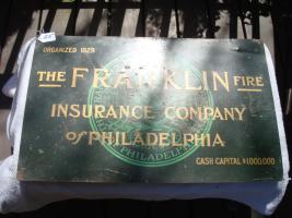 Franklin Fire Insurance Company. Sign. Philadelp