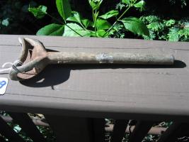 Spanner Wrench. Used by firemen. The firehose h