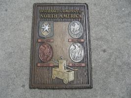 Insurance Company of North America Plaque. Compos
