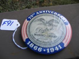 Detroit Fire and Marine Insurance Company Advertis